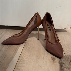 BCBG MAXAZRIA Mesh Stiletto Heels